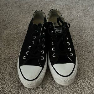 Black Platform Converse
